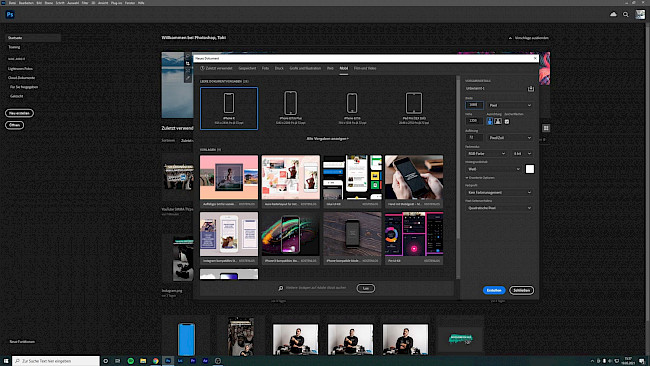 So erstellst du Grafiken mit Photoshop