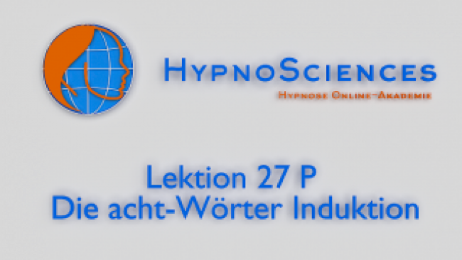 Lektion 27 P - Die Acht-Wörter-Induktion