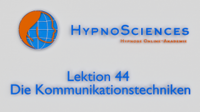 Lektion 44 - Die Kommunikationstechniken