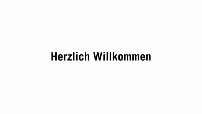Begrüßung