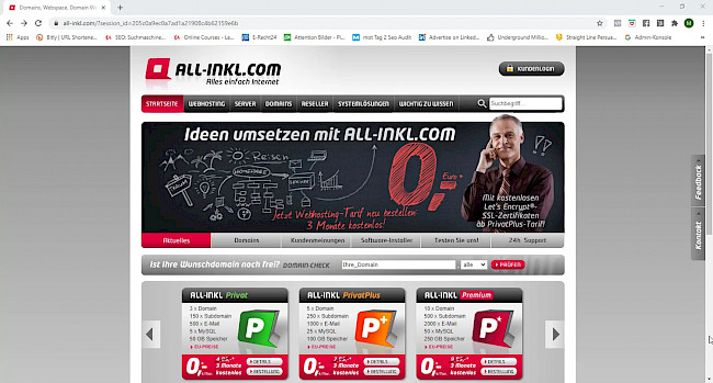 Wordpress installieren