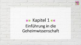 Einführung in die Geheimwissenschaft