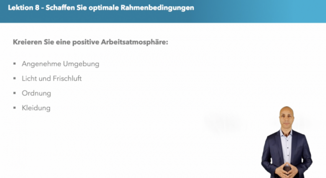 Kreieren Sie eine positive Arbeitsatmosphäre