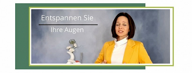 4. Entspannen Sie ihre Augen
