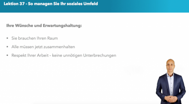 Ihre Wünsche und Erwartungshaltungen an Ihr Umfeld