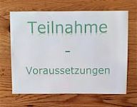 Teilnahmevoraussetzungen