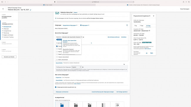 Werbeanzeigen schalten