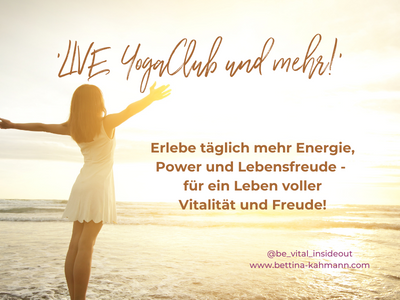 LIVE YOGAClub und mehr! Online Kursprogramm