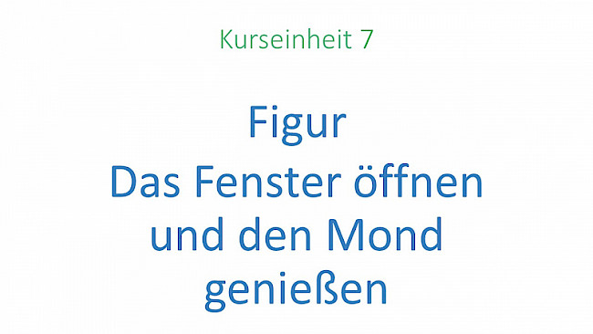 Beschreibung Figur "Das Fenster öffnen und den Mond genießen"