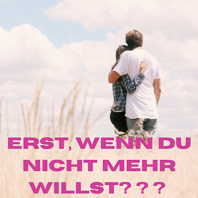 Das grosse Missverständnis - Ich darf nicht wollen