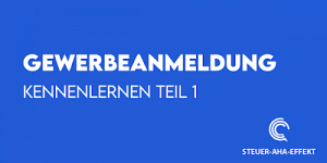 Gewerbeanmeldung