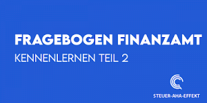 Fragebogen Finanzamt