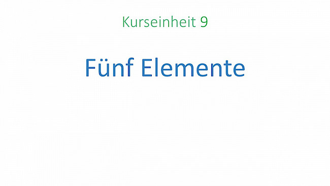 Fünf Elemente