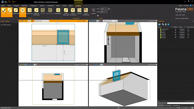 Dachfenster einfügen