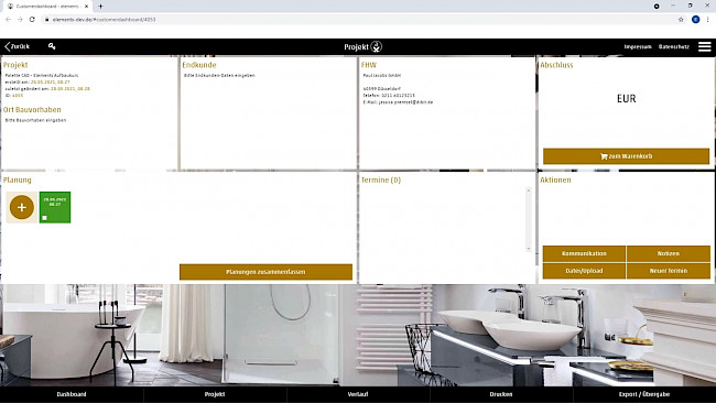 Neue Planung erstellen