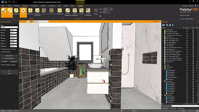 Kamera einfügen und ausrichten