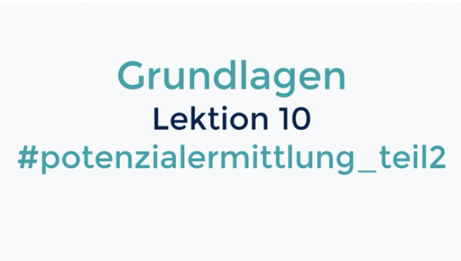 Potenzialermittlung II