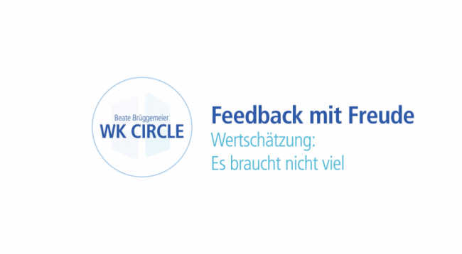 Wertschätzung vermitteln: Es braucht nicht viel