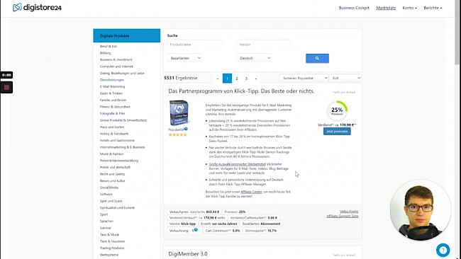 Versteckte profitable Affiliate Produkte finden