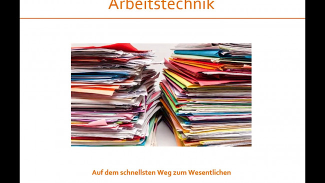6. Arbeitstechnik "Lesen als Prozess"