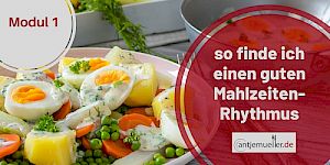 1 - regelmäßig essen und das Tellermodell