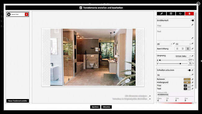 Bilder - Textelemente