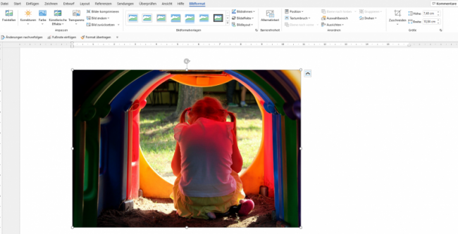 Einfügen von Grafiken und Fotos