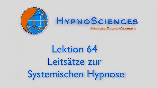Leitsätze zur systemischen Hypnose
