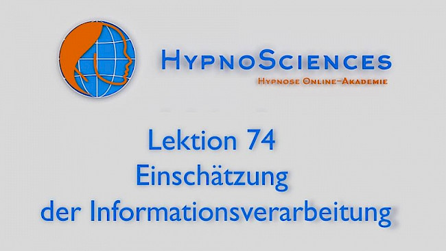 Lektion 74 - Einschätzung der Informationsverarbeitung