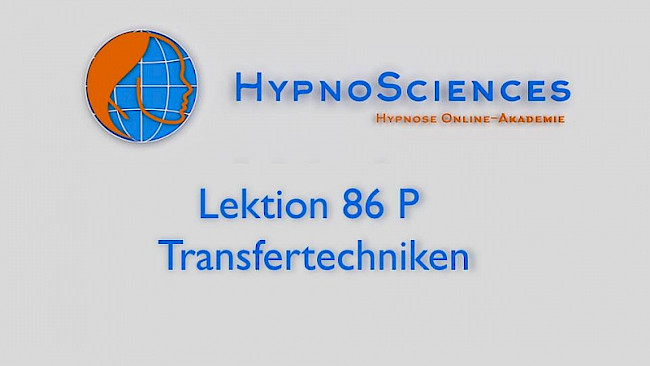 Lektion 86 - Transfertechniken