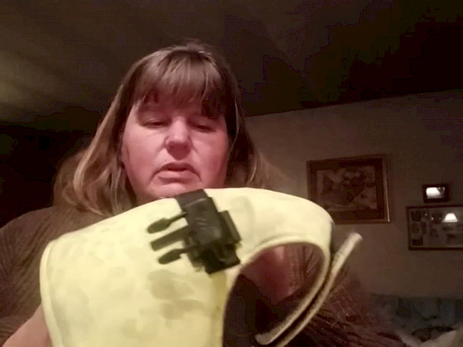 Die Glow in the dark Weste