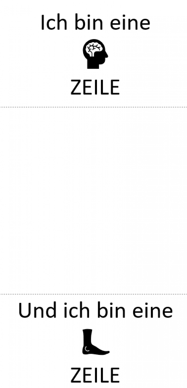 Kopf- und Fußzeilen