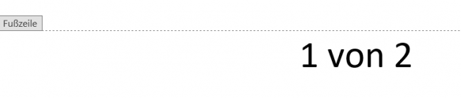 Seitenzahl einfügen