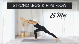 Starke Beine & Gesäß Flow (25 Min.)