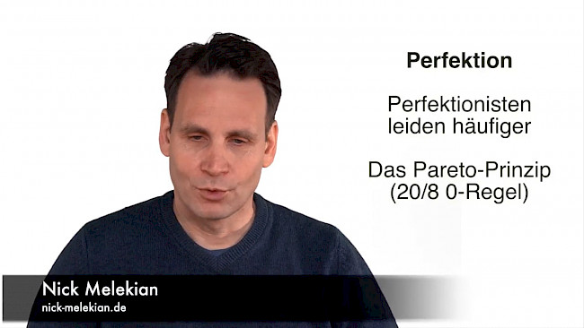 Perfektionisten leiden - was stattdessen tun?