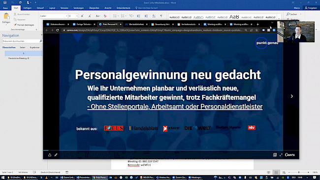 Einstieg ins Gespräch & Bedarfsanalyse