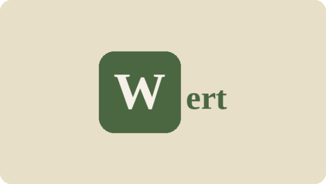 W wie Wert - Strahlen, nicht betteln