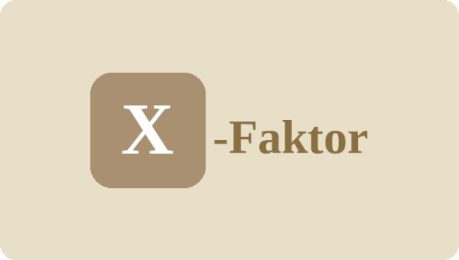 X wie X-Faktor - Gleichung mit einem Unbekannten