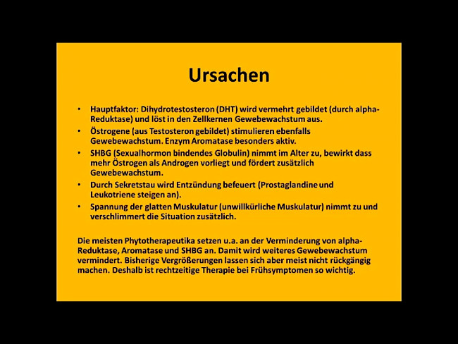 Heilpflanzen bei gutartiger Prostatavergrößerung