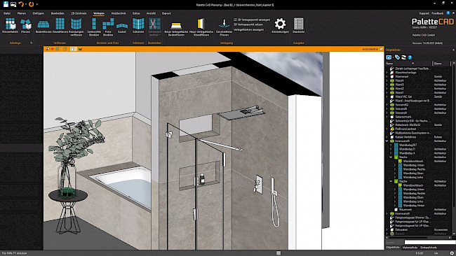 Feste Fenster Elemente einfügen