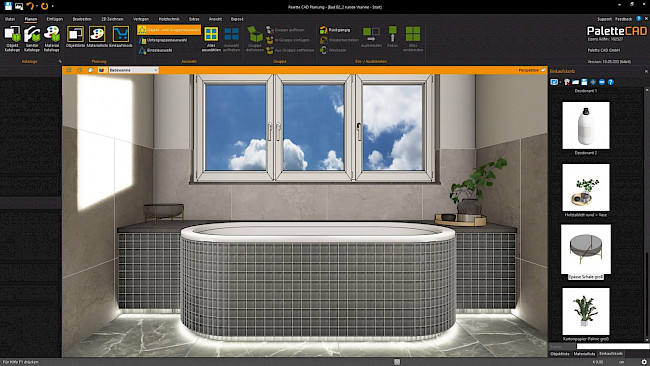 Seitliches Gefälle der bodengleichen Dusche entfernen