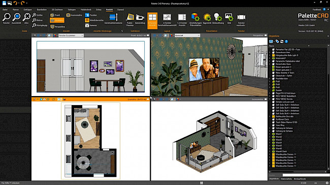 Deckenspot einfügen und einstellen