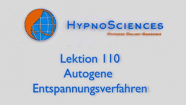 Lektion 110 - Autogene Entspannungsverfahren