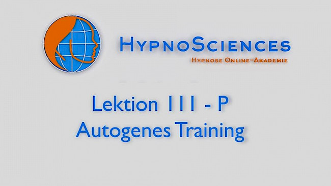 Lektion 111 P - Autogenes Training