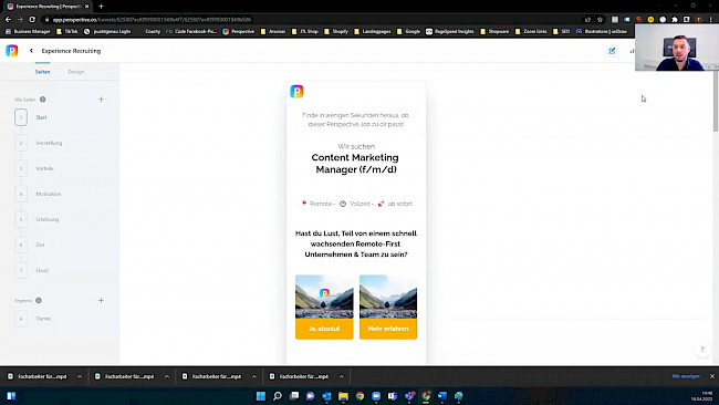 Grundeinstellungen, Header & Footer