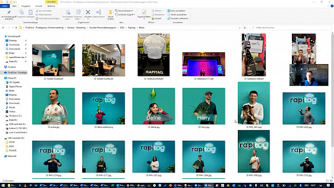 Kundenbilder sichten