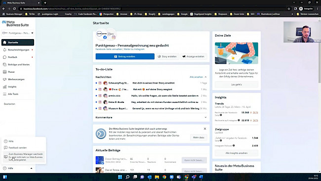 Anmeldung & Überblick