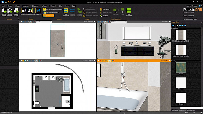 Brauseschlauch auf Wannenrand auflegen