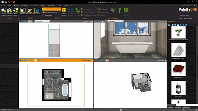 Dachschräge erstellen