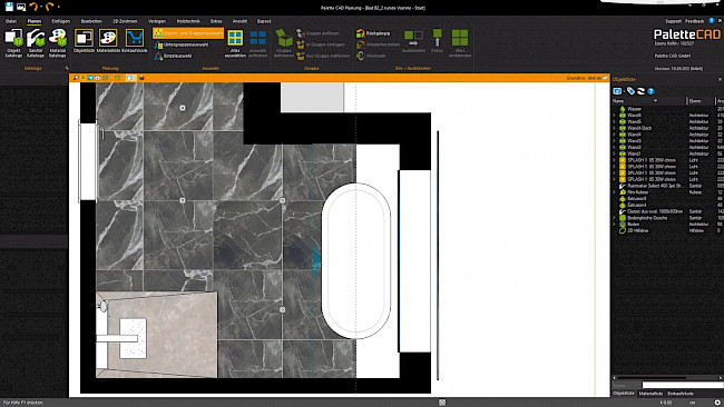 Verlegeflächen erzeugen